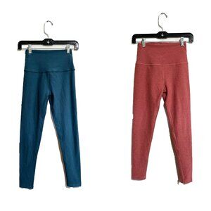 Like New 2 Pairs Spacedye Beyond Yoga Leggings, Small